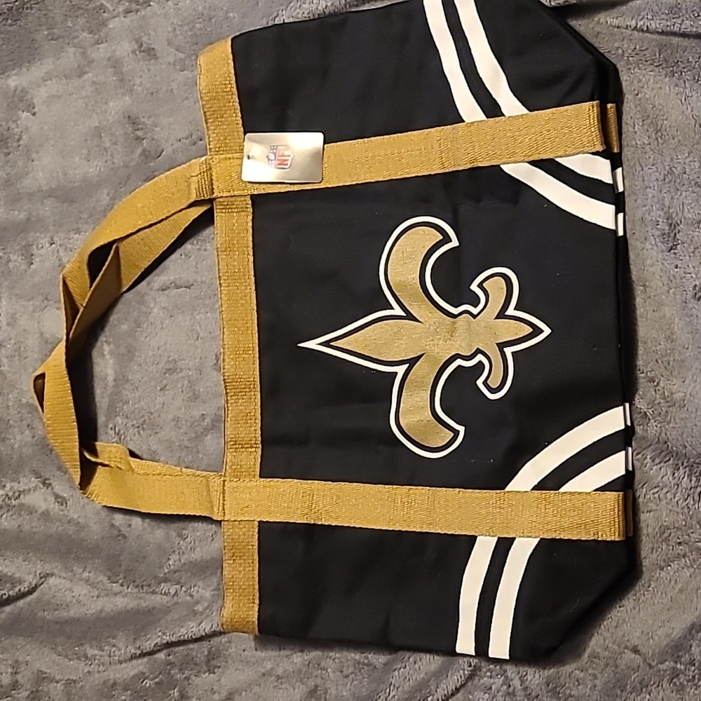NFL SAINTS Canvas Tote Bag NWT